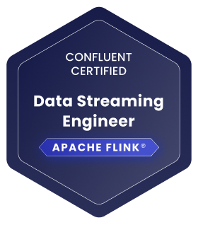 Data Streaming Engineer Apache Flink badge
